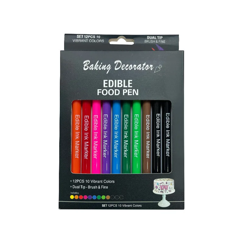 Fine Tip Drawing Healthy And Safety Cakes Decorating Edible Mark Pen