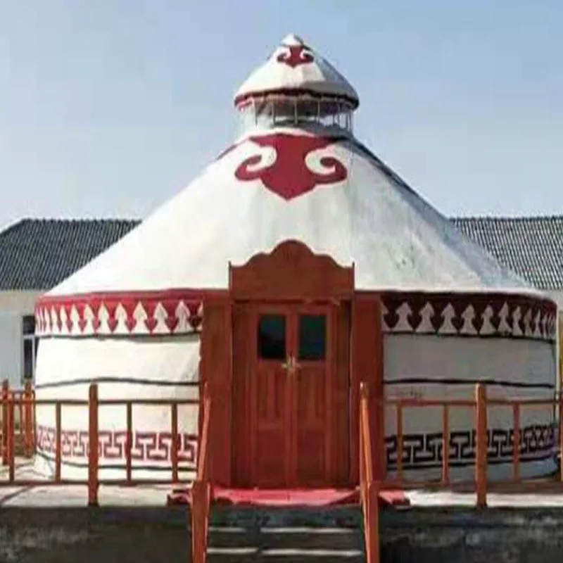 Luxury Mongolian yurt bags made to order windproof prefab mongolian yurt ger