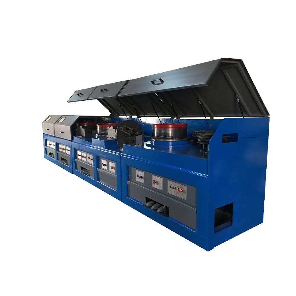 suitable for kinds of diameters metal wire drawing machine  with metal embossing machine