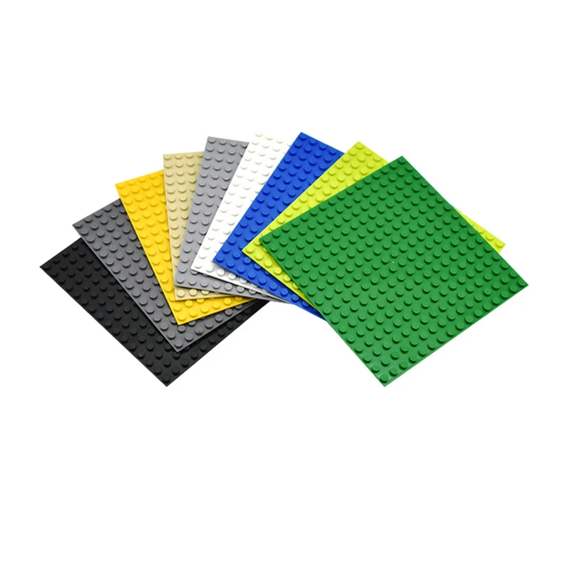 Hot Sale Base Plates 16X16 Dots Building Blocks One Side Plate Compatible Brick Toys For Kids