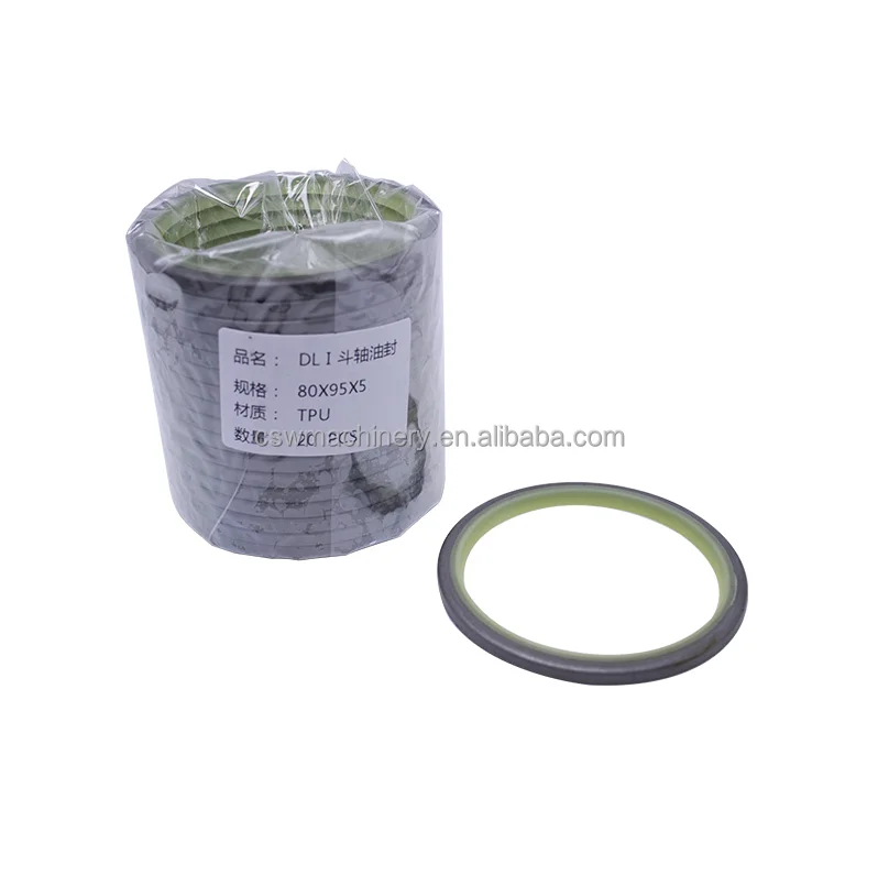 Excavator Hydraulic Seal Kits Bucket shaft Oil Seal for Hitachi Pin Shaft Dust Seal Kit 80*95*5 Bucket Rod Dust Prevention