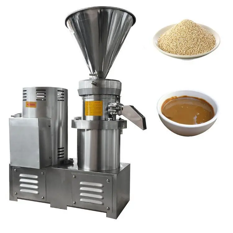 cacao powder production line colloid mill bone crusher equipment to make peanut butter