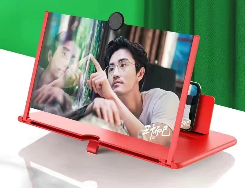 New Arrival Foldable HD 3D Tablet Mobile Phone Smartphone Cellphone Stand Screen Enlarger Magnifier Amplifier