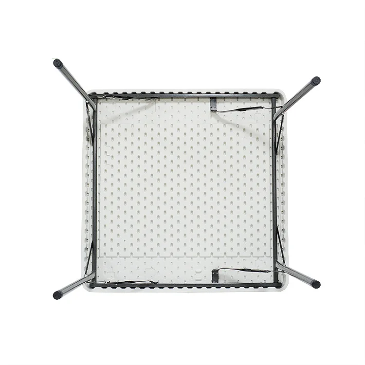 outdoor garden furture portable mesa plegable square foldable table camping plastic folding table