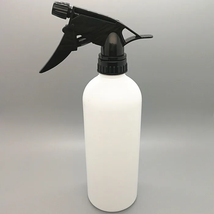 High Quality Refillable Logo Customized Frosted Boston Round Plastic Trigger Hair Mist Spray Bottle