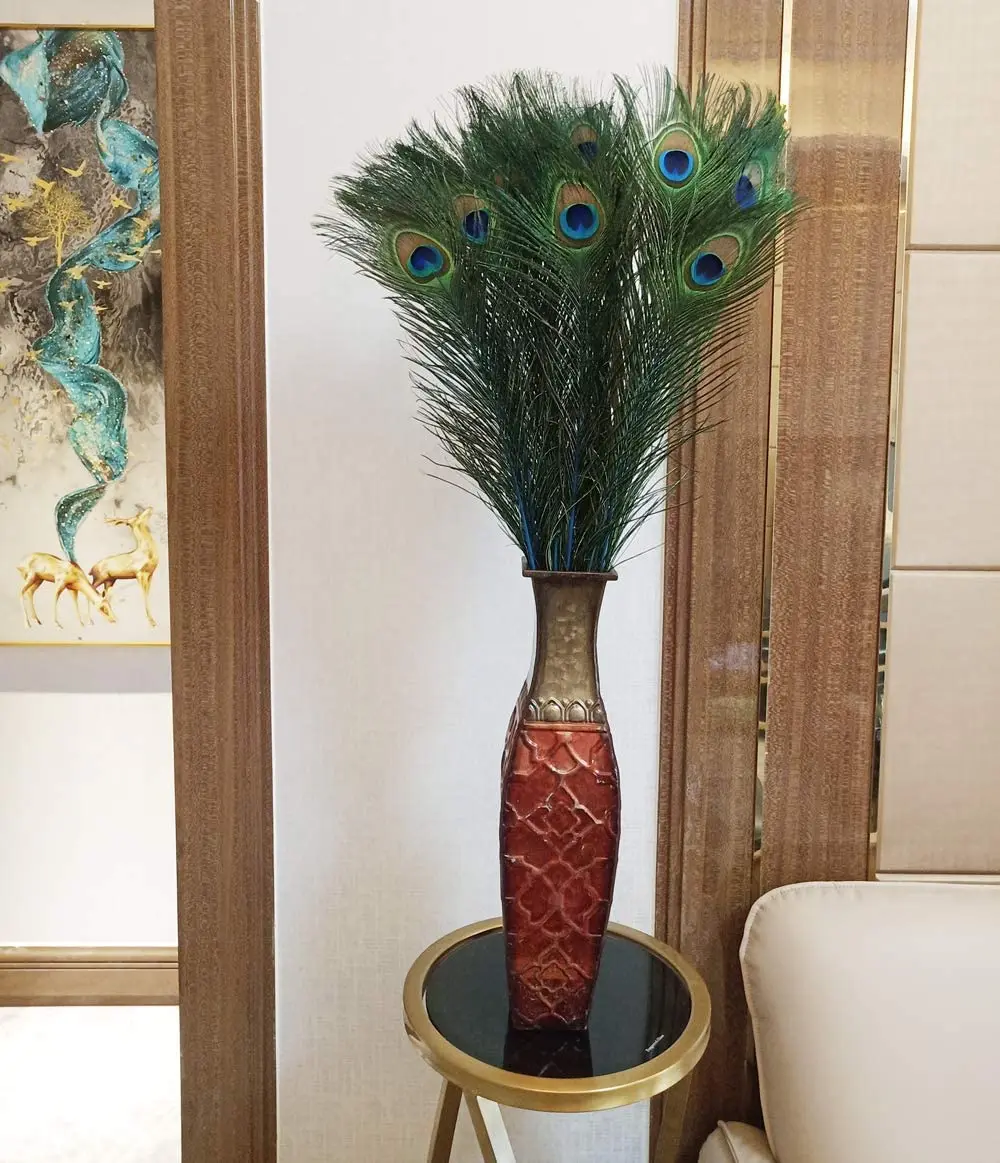 Настоящие натуральные перья павлина для рукоделия костюм на Хэллоуин корсажное украшение подружки невесты Рождественский венок и