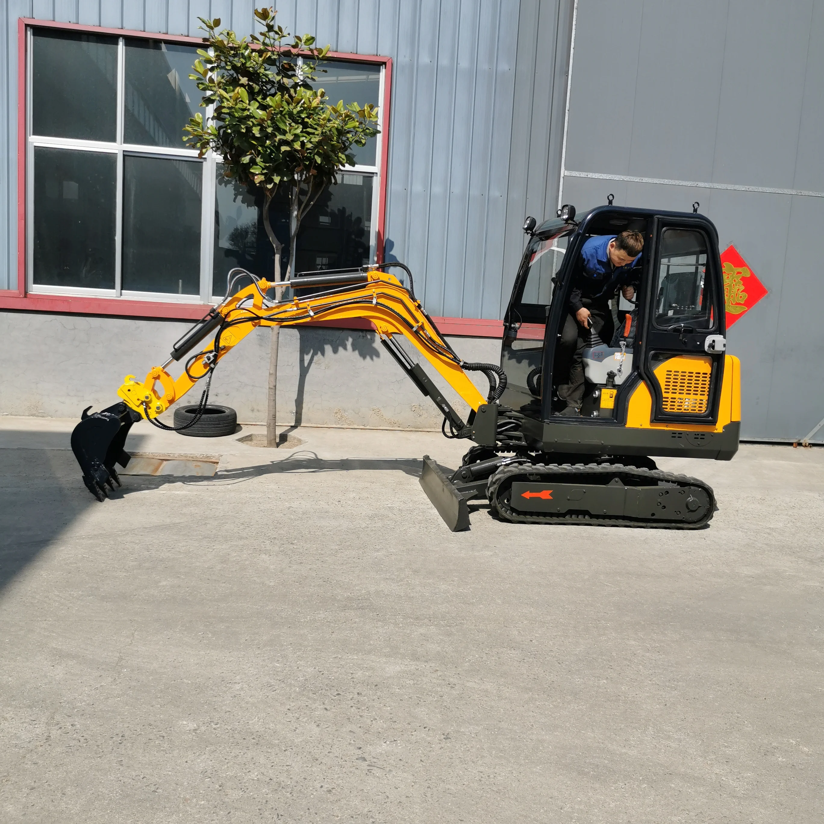 2.5t 2.5 ton mini excavator mini bagger Cabin for sale  micro Digger pelle excavador escavatore