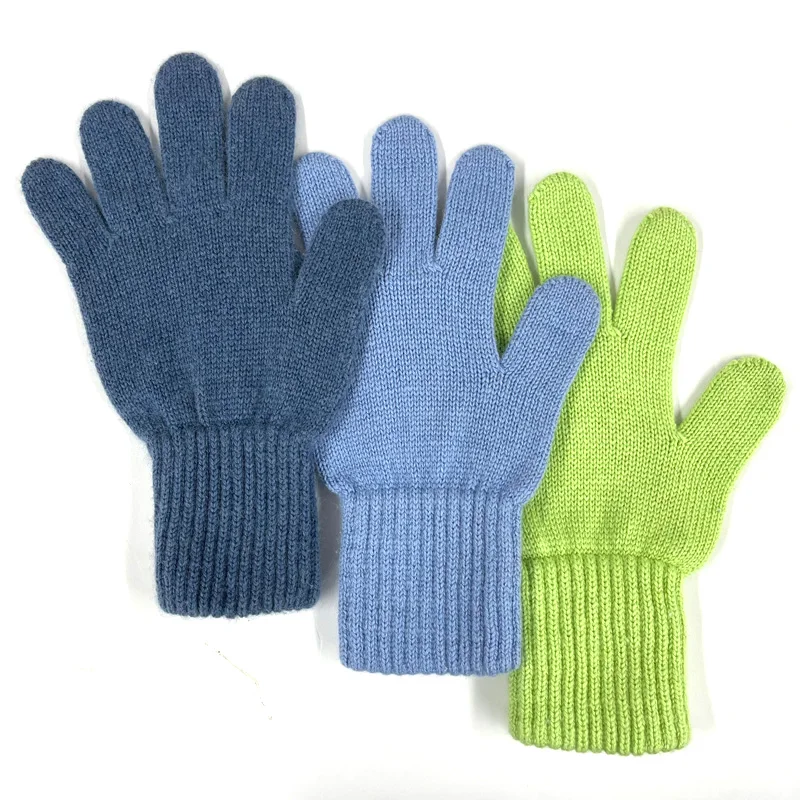Новое поступление, зимние кашемировые перчатки из чистого 100%, зимние женские модные теплые кашемировые вязаные перчатки