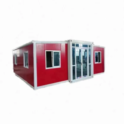 Simple Design Steel Structure Portable Container House 3 Bedroom expandable prefab house 19ft x 20ft