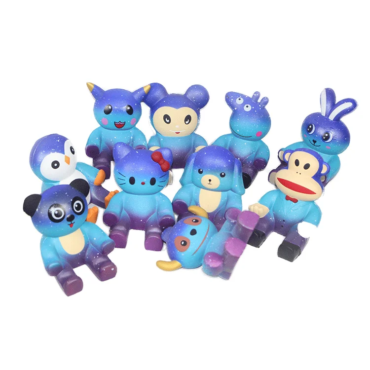 Squishy Soft PU Foam Anti Stress Relief Ball Rabbit Animal Toy Phone Support Promotional Gift