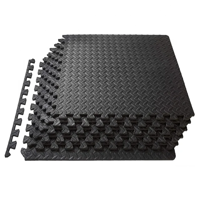 Черный EVA пенопластовый коврик 60*60*1,2 см толстый заказной принт высокое качество защитный пол с более низкой ценой