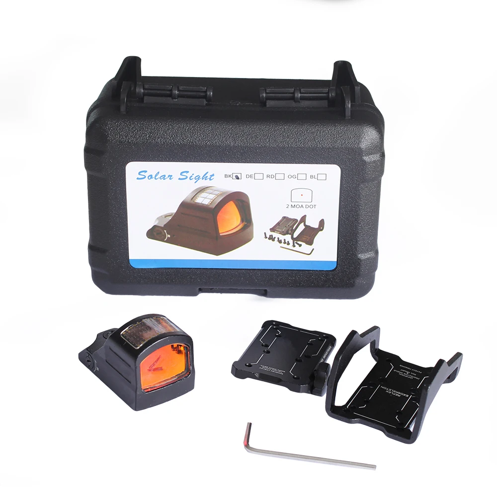 Hunting reflex 1x22 Holographic Scope Solar Power System parts Red Dot Sight with Mounts for 20mm