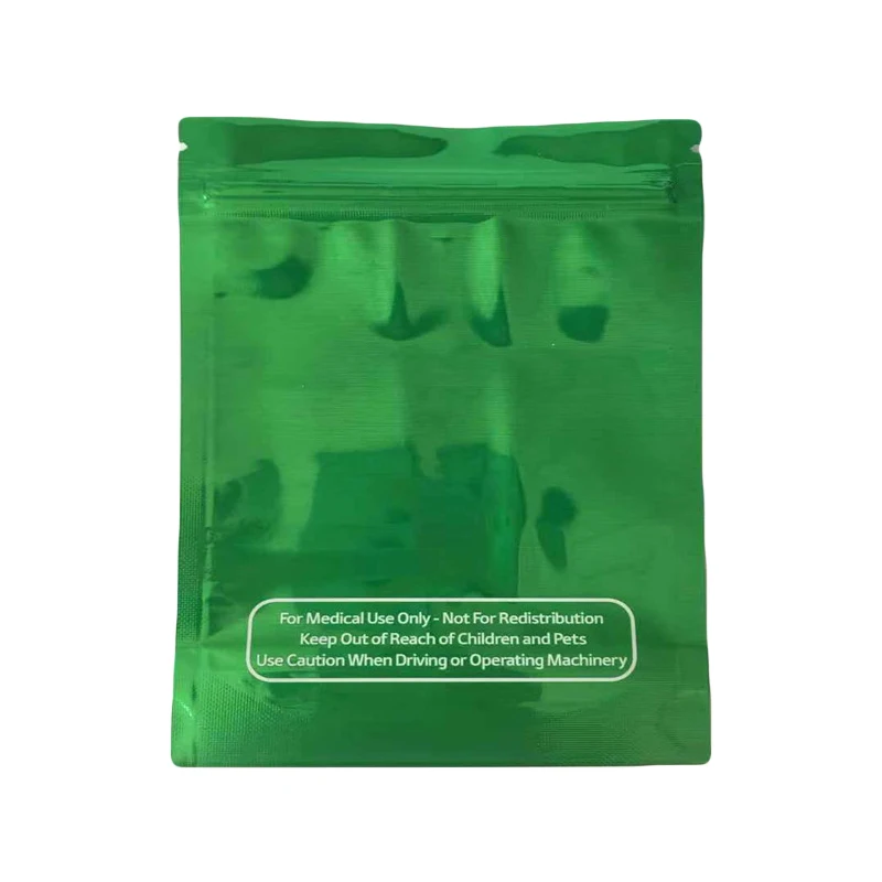 Smell Proof CR Airtight Ziplock Food Packaging Mylar Bag