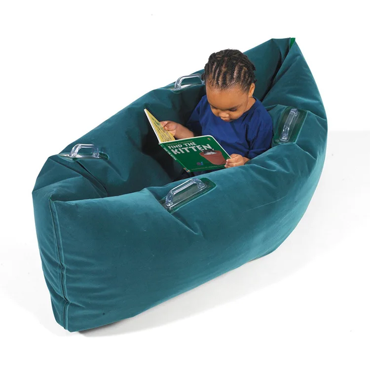 60 Inches 48 Inches Folding Outdoor Waterproof Bedroom Toy Boat Flocking Children Kids Inflatable Air Bed Sofa