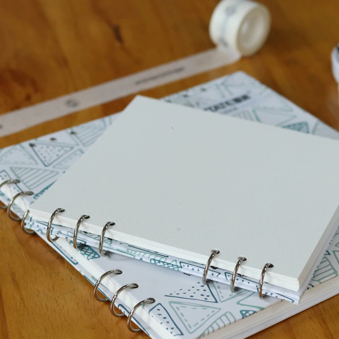 Potentate Watercolor Paper book work collection loose leaf Hot Press 260x260mm