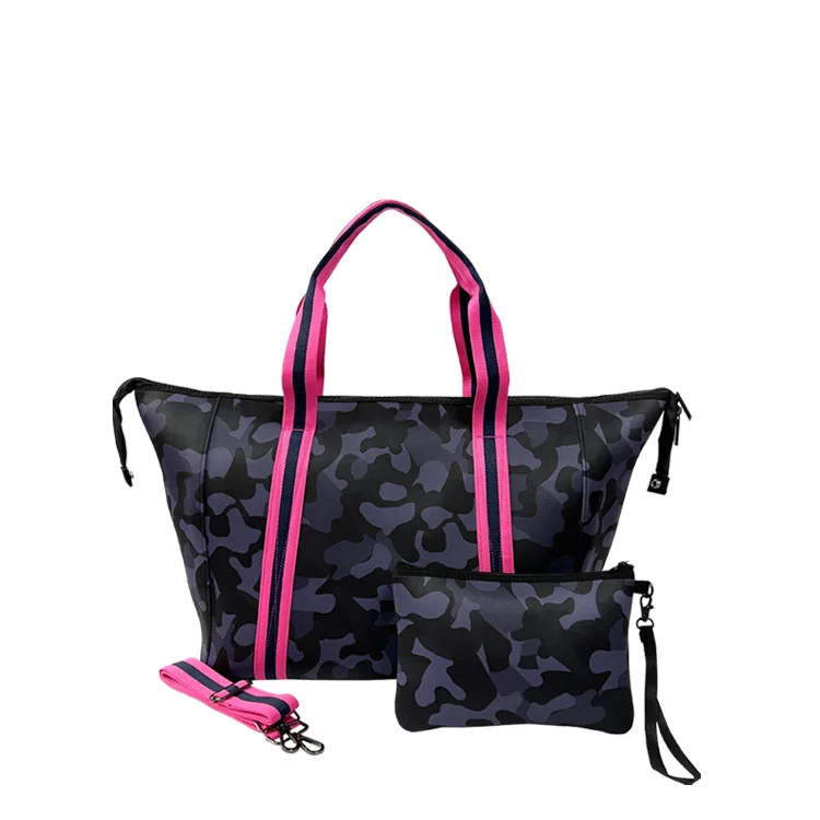 American Hot Sales Luggage Sport Shoulder Waterproof Weekender bags Neoprene Beach Tote Travel Bag Duffel bags for Sport