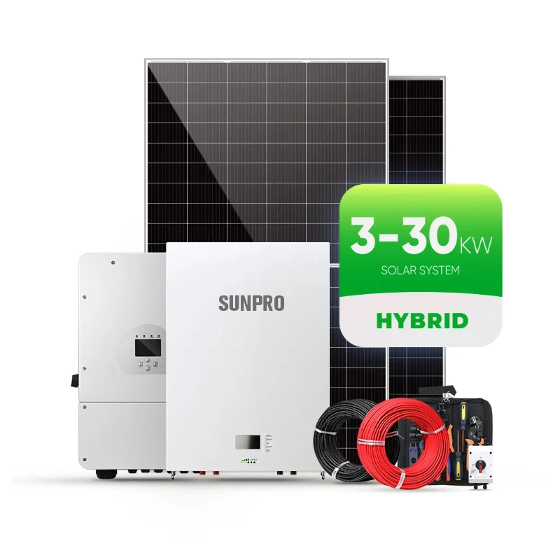 Solar System at Home Price 30kw 20kw 10kw 8kw 6kw 5kw Growatt deye on and off Grid with Good Quality