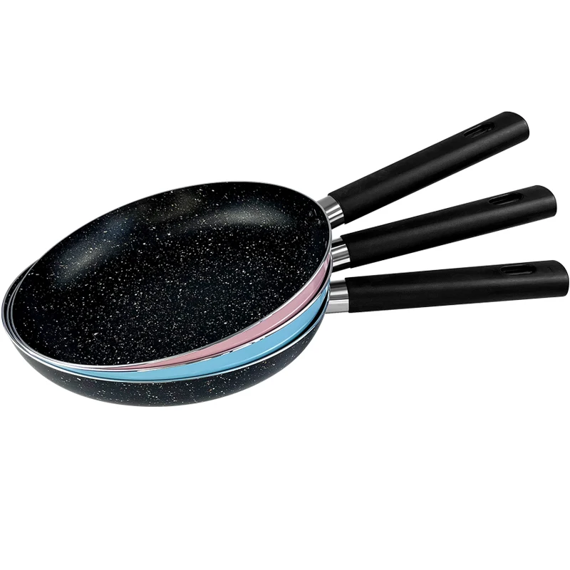 Maifan stone coating non stick frying pan egg steak fried flat pan nonstick aluminum cooking ware set