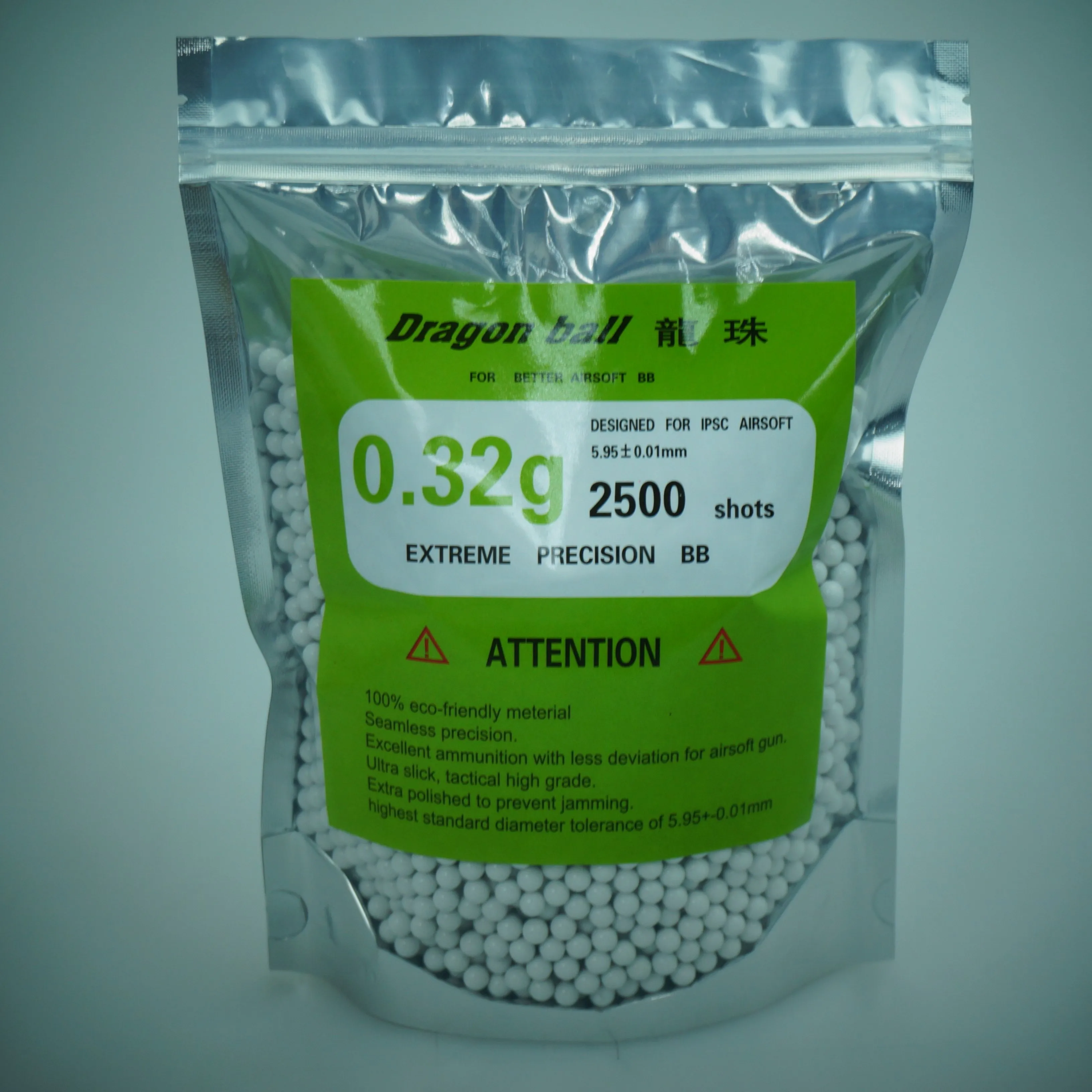 5000 White BB High bright without bubbles Airsoft bbs 0.12g