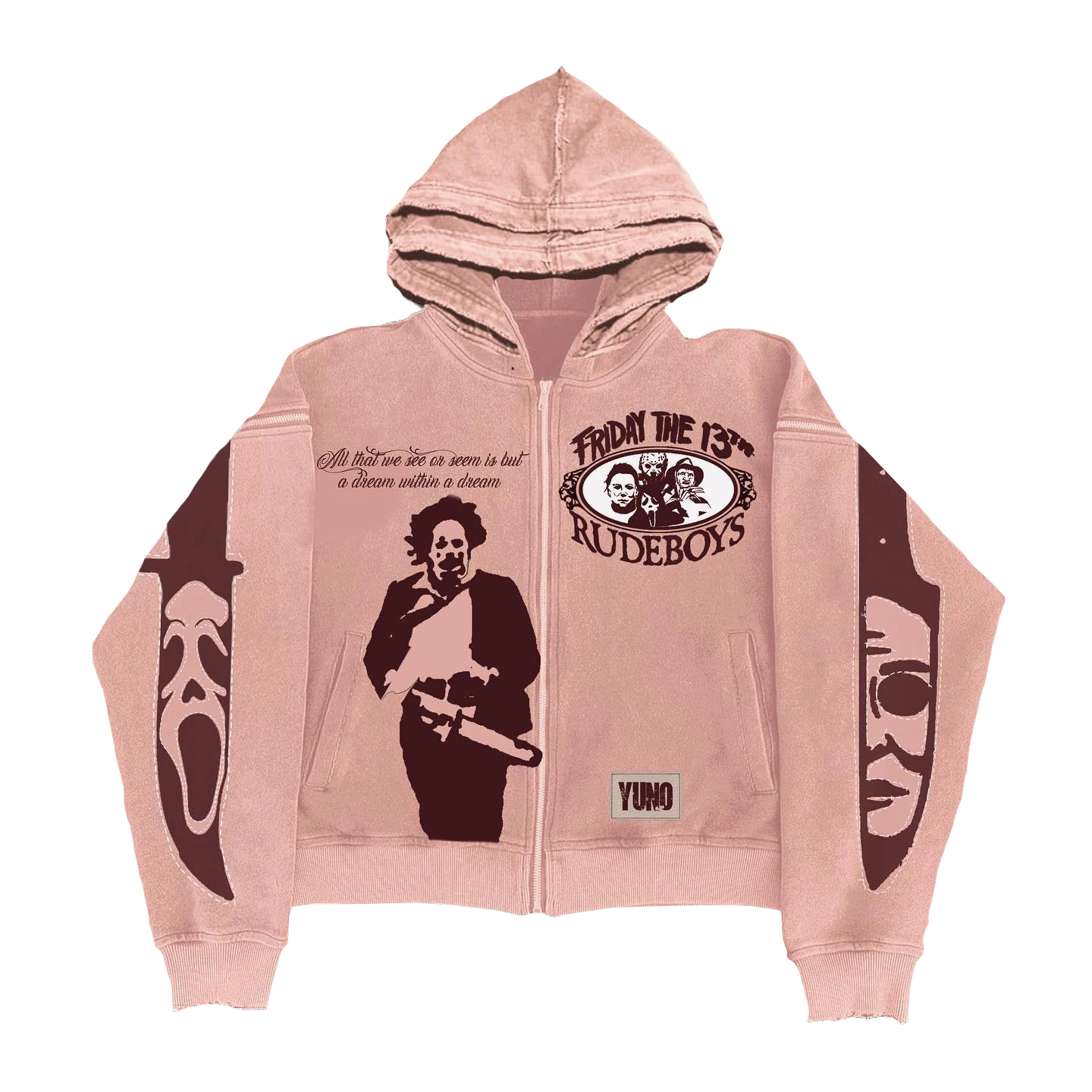 Custom Y2k 450 Gsm Graphic Cotton Cropped Thick Essentials Embroidered Acid Wash Zip Up Hoodie Men Manufacturers