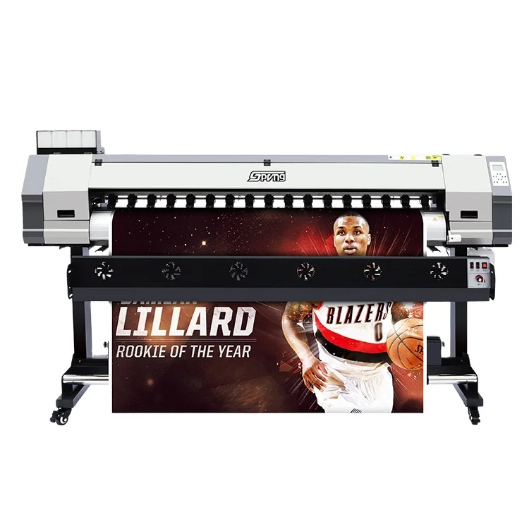 Wide format1.8m 1440dpi DX5/XP600 eco solvent printer outdoor banner/tarpaulin/vinyl printer price