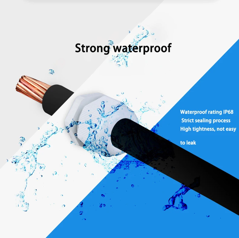 CNBX hot selling high quality plastic nylon pg marine cable gland