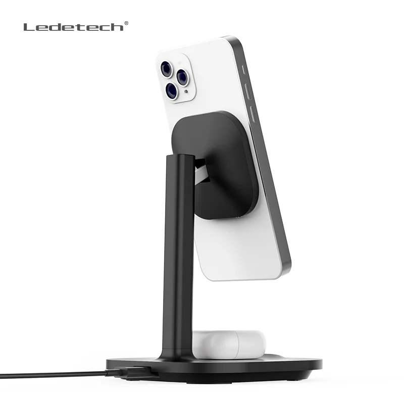 Metal Adjustable Wireless Magnet Charge Holder for Mobile Phone and Tablet with Yes Customized