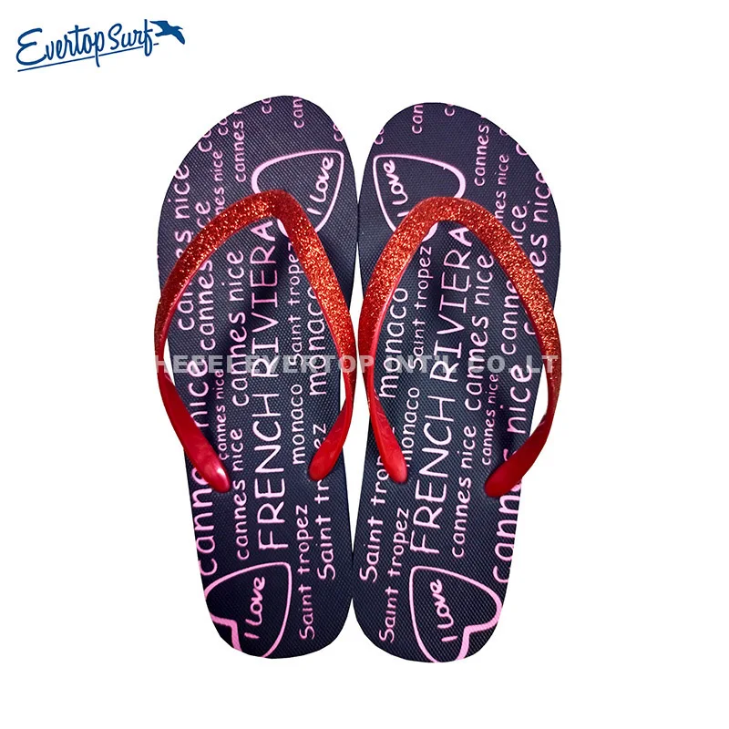 Chinese manufacturer supplier fancy slippers ladies pattern unisex beach flip-flops slippers