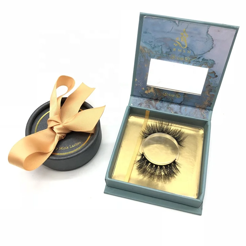 Russian Double 3D Silk Faux Mink Fake Premium Synthetic False Eyelashes Wholesale Natural Volume Mink Eye Lashes Manufacturer