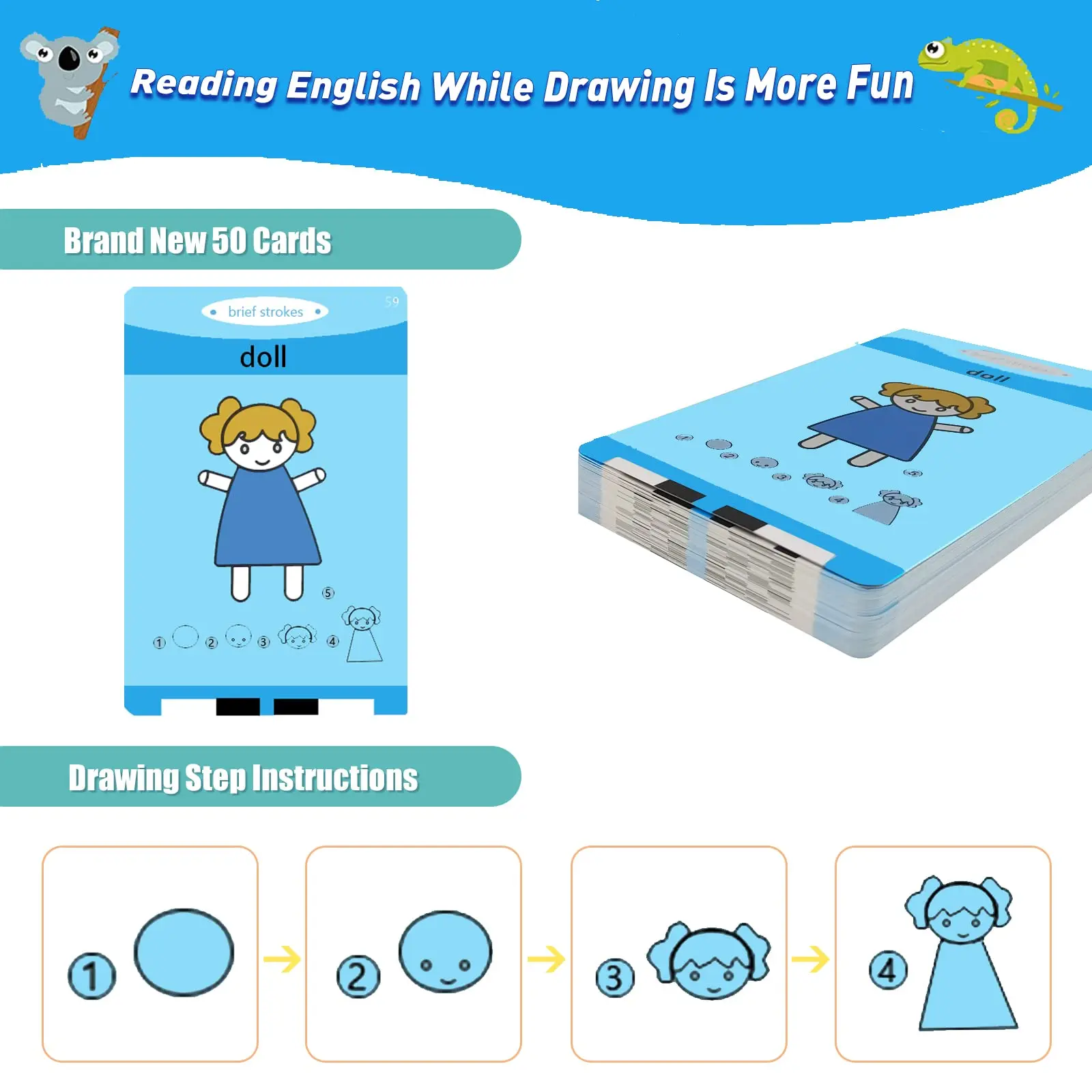 Hot Sale 2-7 Year Kids 224 Words 8.5inches Audio Flash Card Educational Learning Toy with Drawing Function