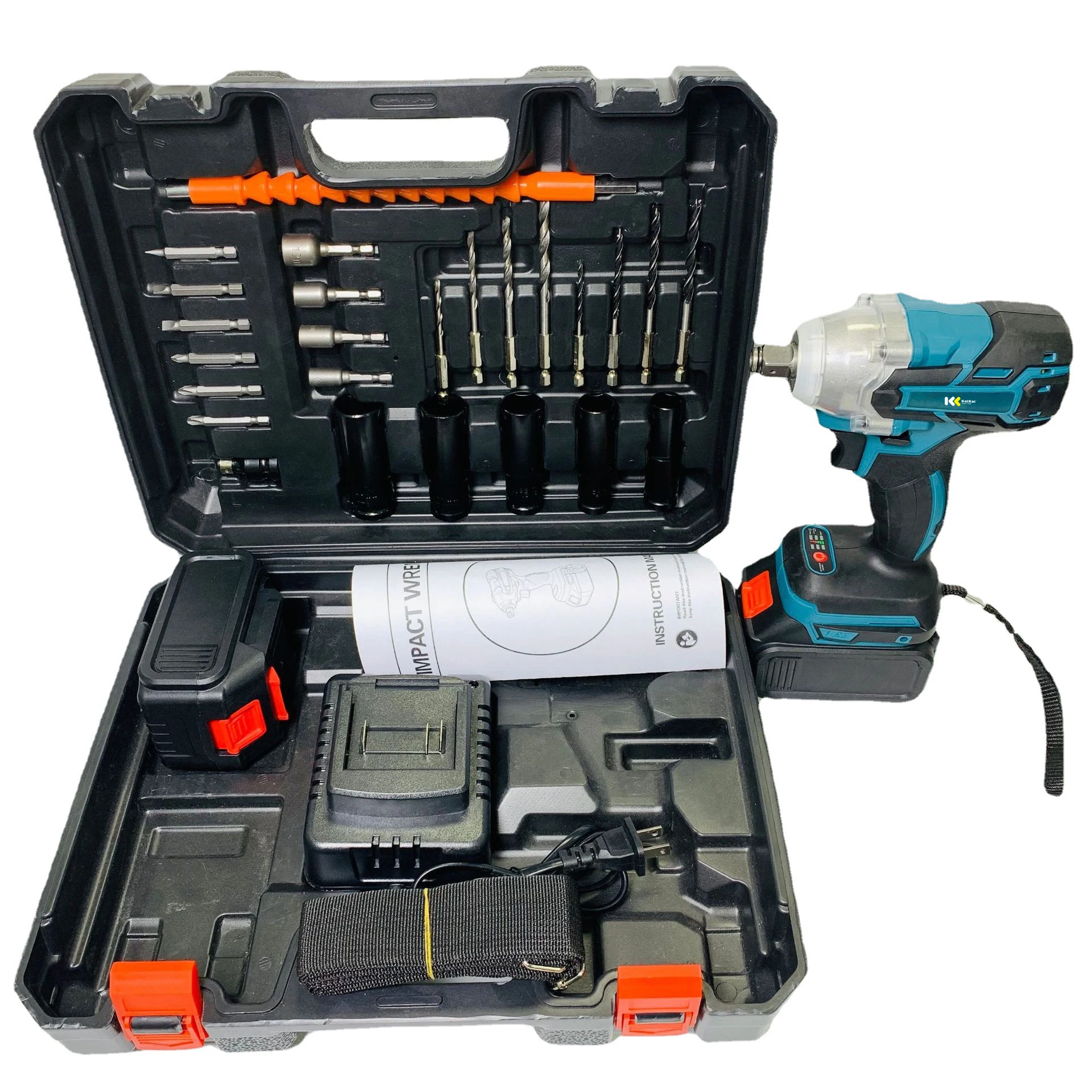 18V Electric Powered Rechargeable Torque Wrench 21V Li-ion Battery electric impact drill cordless wrench