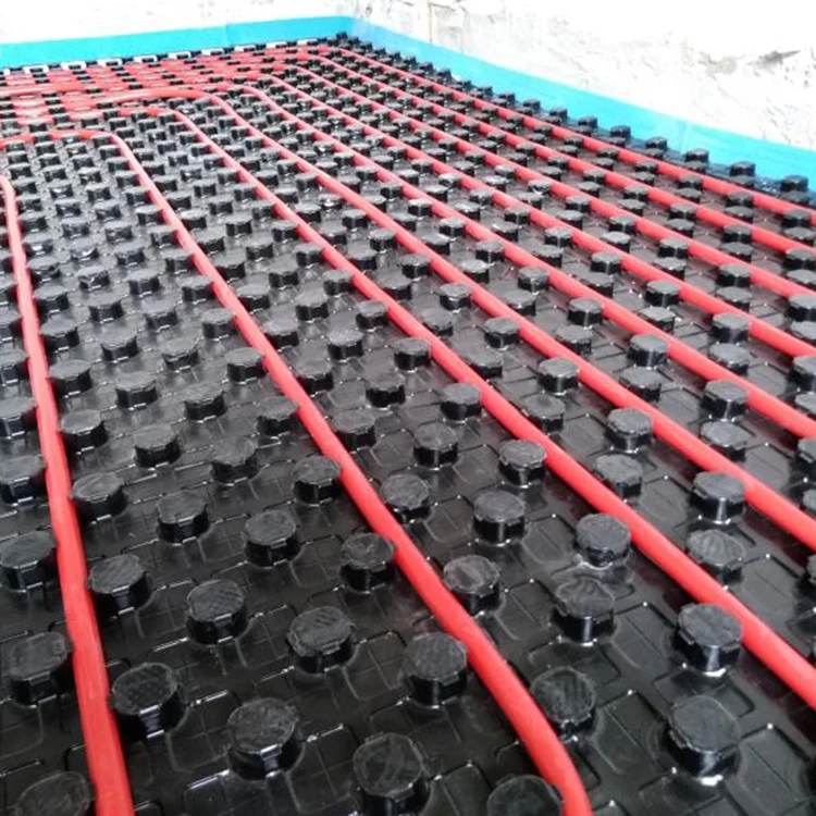 
Eps Underfloor Insulation Radiant Floor Heating System With 0.6- 1.0 Mm Hips Castellated Panel 