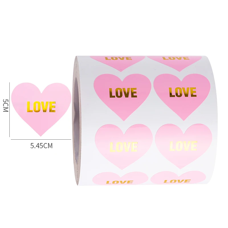 Manufacturer High Quality Eco-Friendly transparent rose gold sticker adhesive self waterproof paper