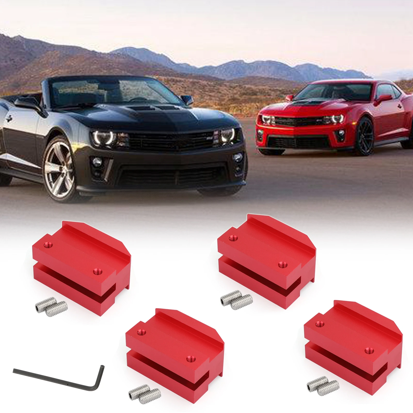  Алюминиевые Подъемные коврики Areyourshop подъемные Коврики для пола Chevrolet 6-го поколения