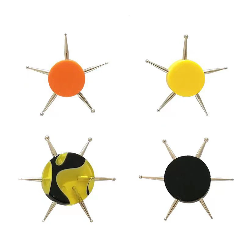 6 Head Nail Art Dotting Pen Disc Dotting Tools Nail Brush Dot Painting Tools beauty makeup point pen silica gel pen nail tools