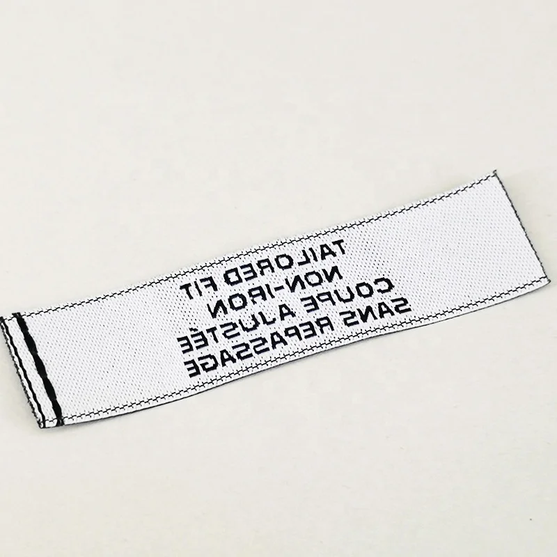 Factory Custom Design Garment Clothing Woven Label Tag/Woven Label/ Clothing Labels