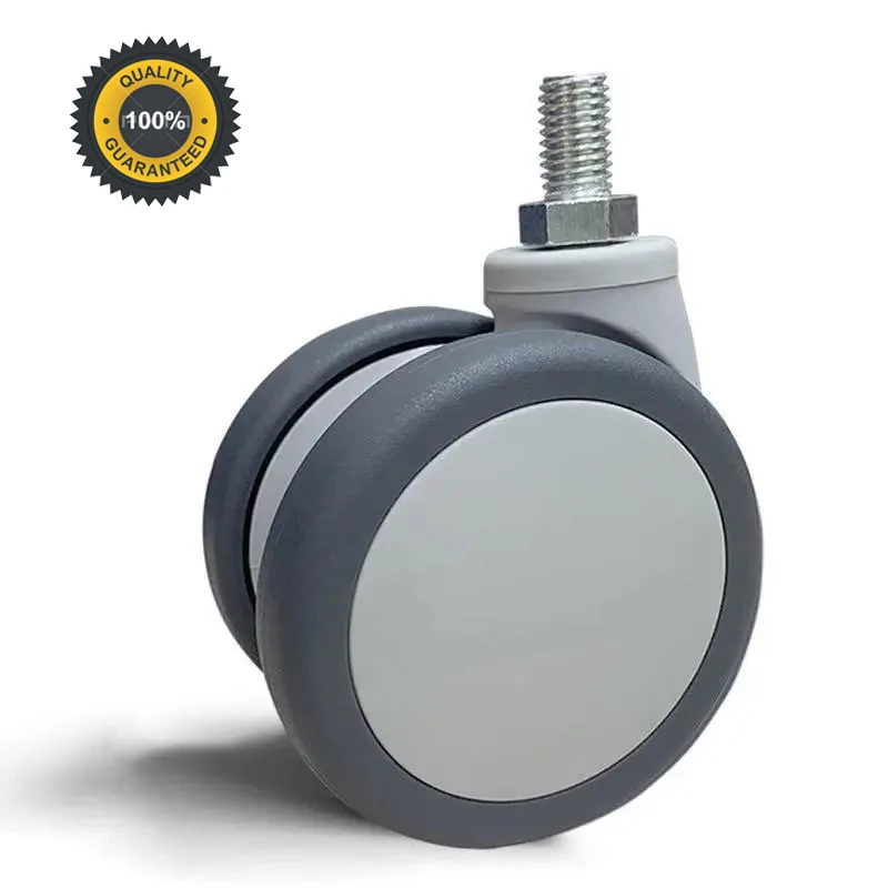 Заводской антикоррозийный корейский популярный двойной подшипник резьбовой стержень 70 мм hubless колесо медицинский ролик hod