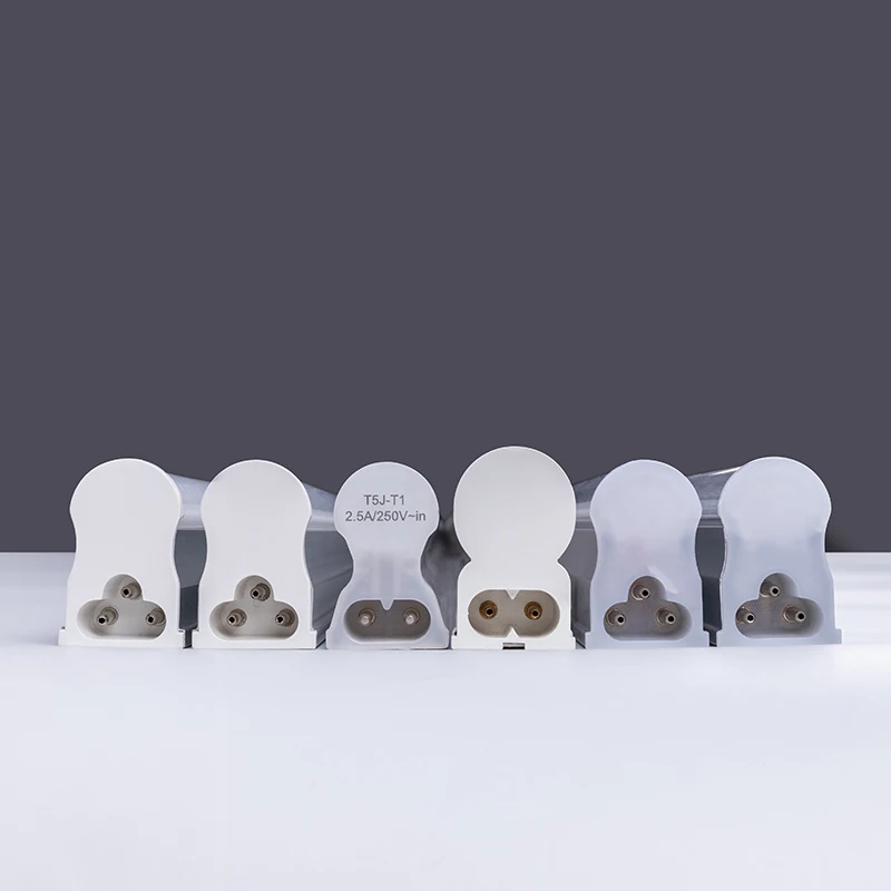 factory direct T5 Led Tube Integrated Led Light Fixture Adjust CCT 3000K-8000K single end input IC driver Ra80 linear fixture