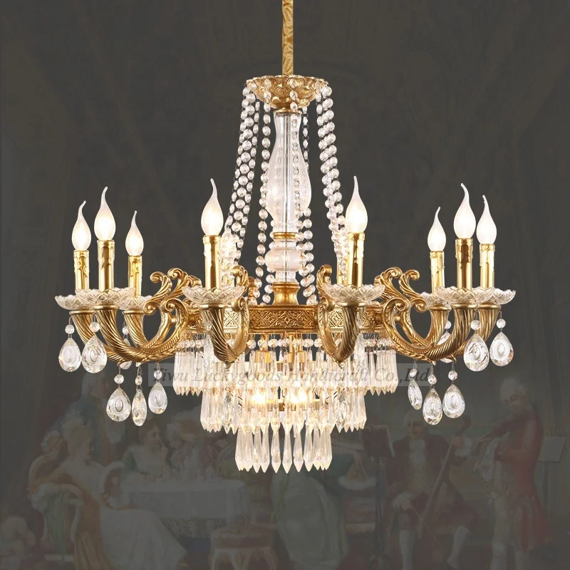 DD210701-1 High Quality Luxury Modern Crystal Ceiling Lamp Wedding Light Decoration Luckygoods