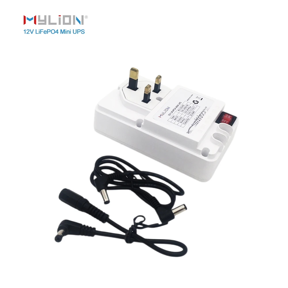 Лучшие новые продукты 2024 Mylion Mini UPS LiFePO4 умный адаптер перезаряжаемый аккумулятор для Wi-Fi маршрутизатор Портативный мини dc ups