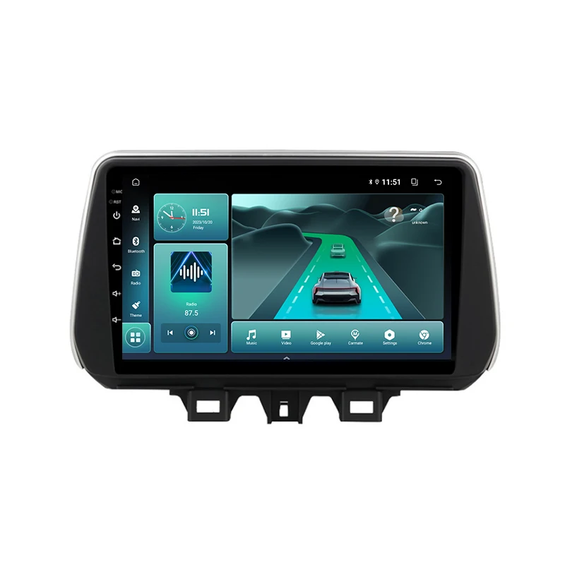 Android 10 4 Core GPS Car Radio Multimedia Player Navigation GPS For Hyundai Tucson Ix35 2018-2020 WIFI Carplay Screen