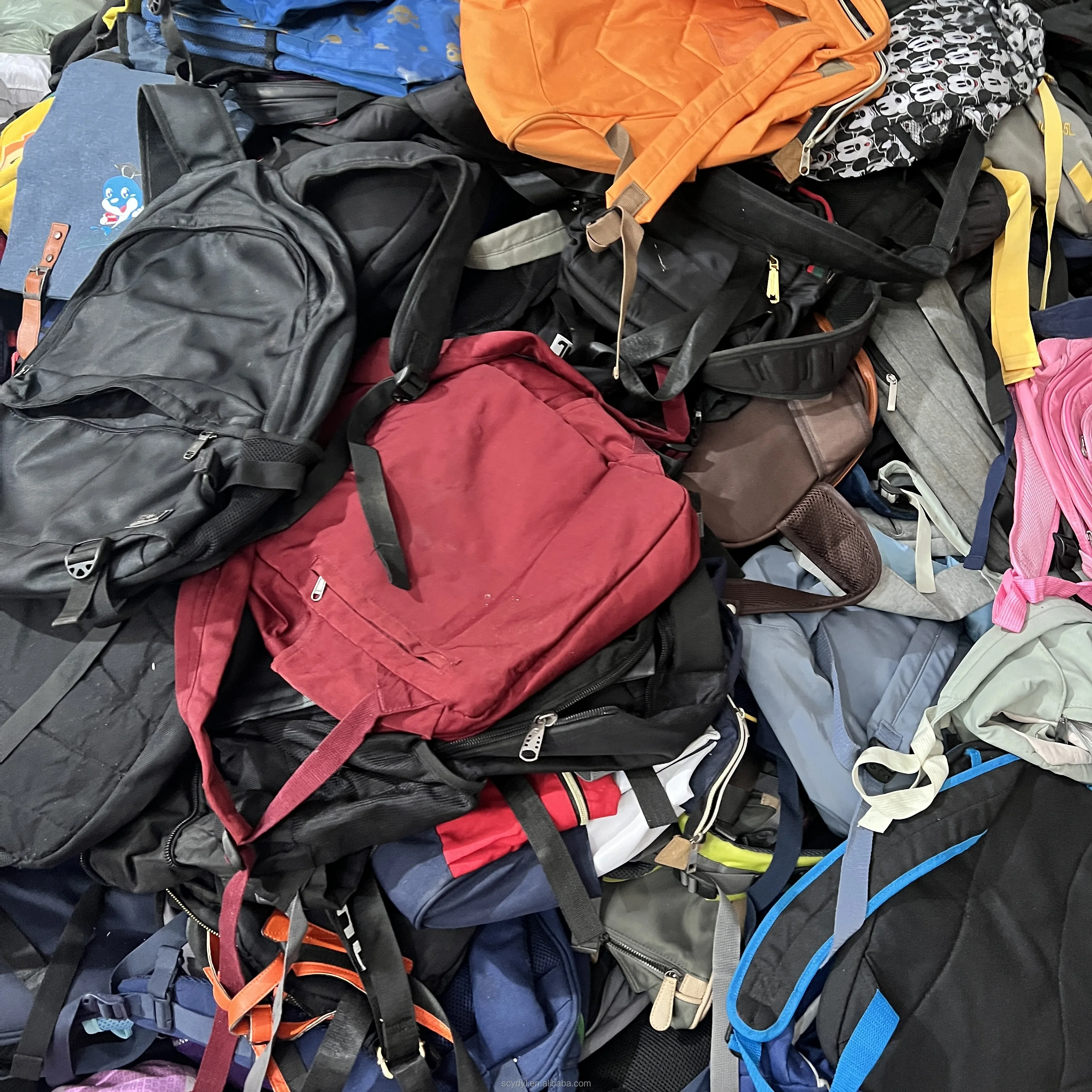 A9 Good quality cheap school bags bulk backpack wholesale second hand bags for sale