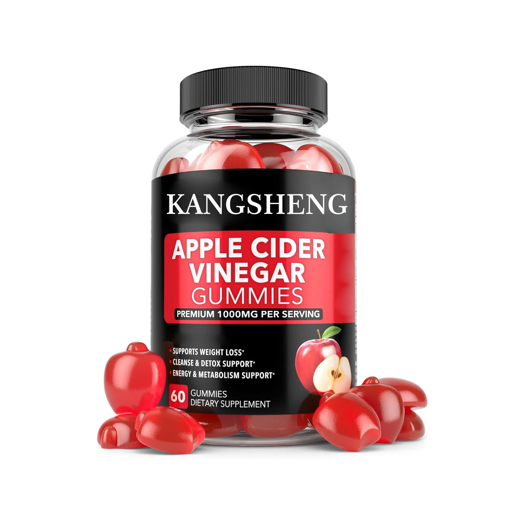 Custom Keto Gummies Fast Slimming ACV Extract Burn Fat Apple Cider Vinegar Gummy Candy for Adults Beauty Product