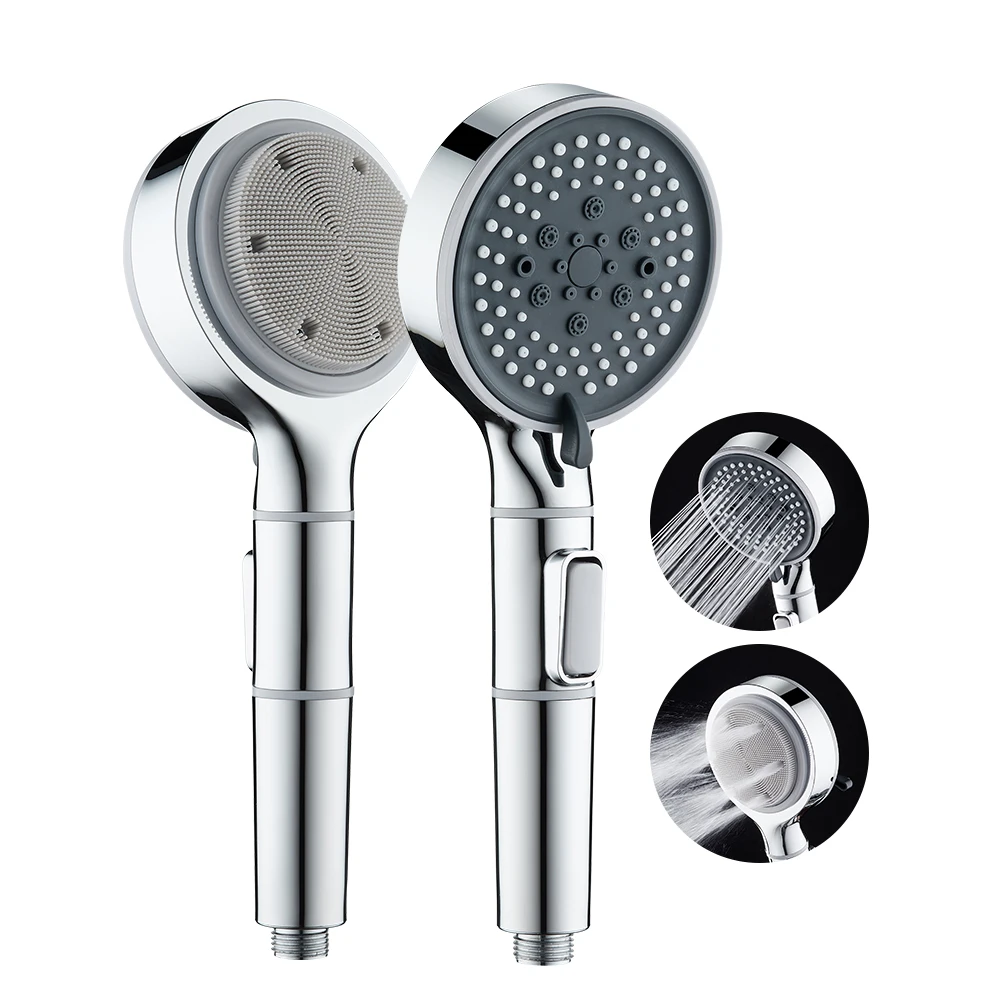 Button Select On off Back Massager Spray Filter Hand Shower with New 6 Functions
