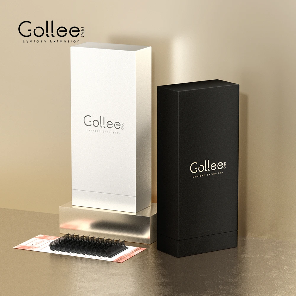 Gollee siberian camellia wholesale professional private label supplies silk faux matte mink individual volume eyelash extensions