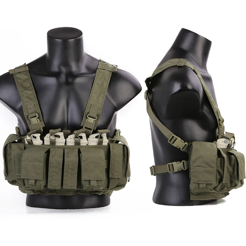 Emersongear Военная Тактическая Экипировка армейская сумка нагрудная установка AK47 микро JPC