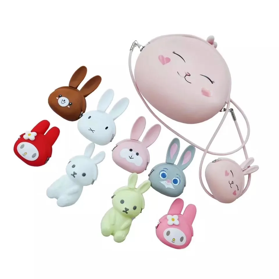 
Silicone pouch zipper wallet case Coin Purse 