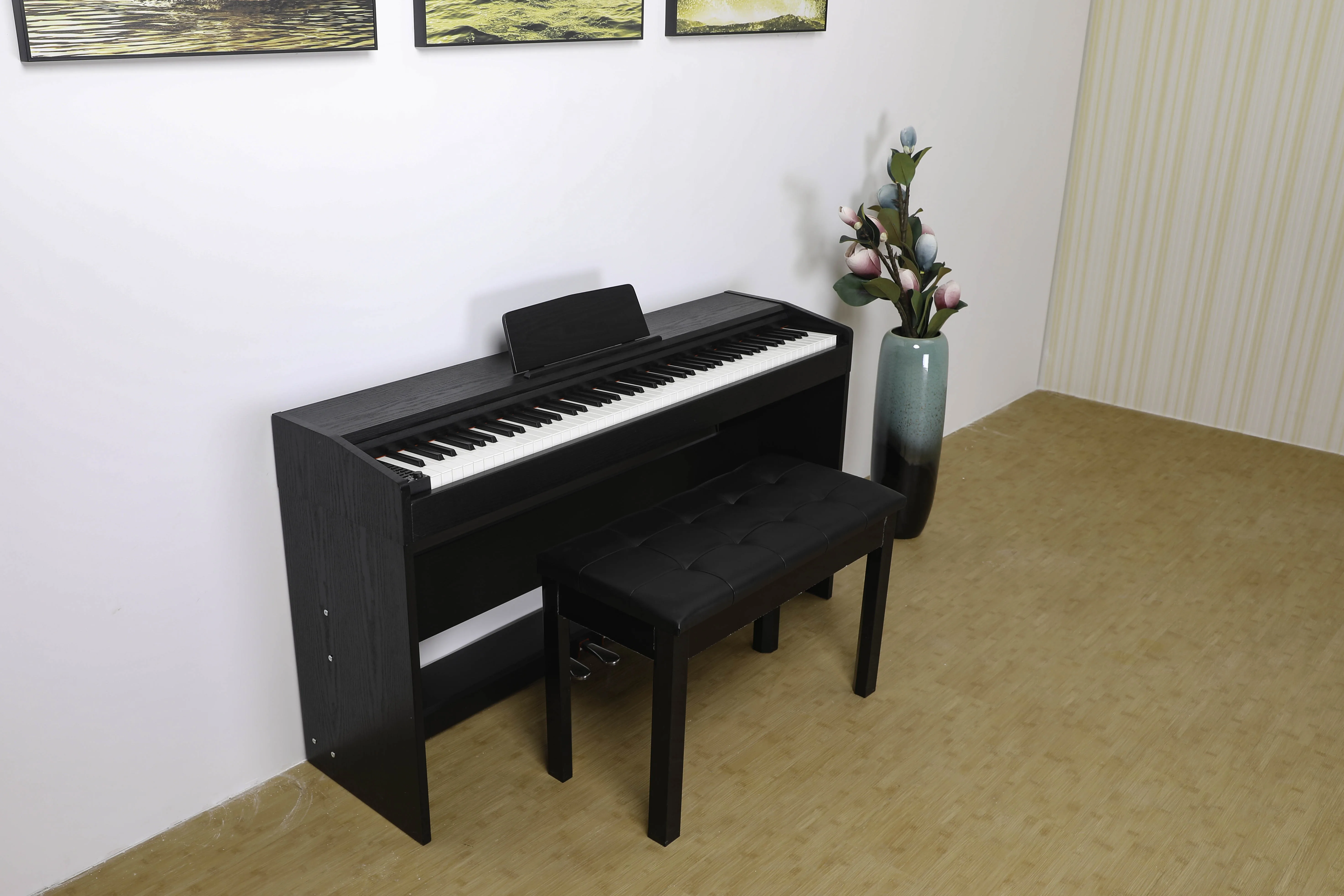 Wholesale Price Electric Keyboard Style XH-8801 Black Color Upright 88-Keyboard Digital Piano