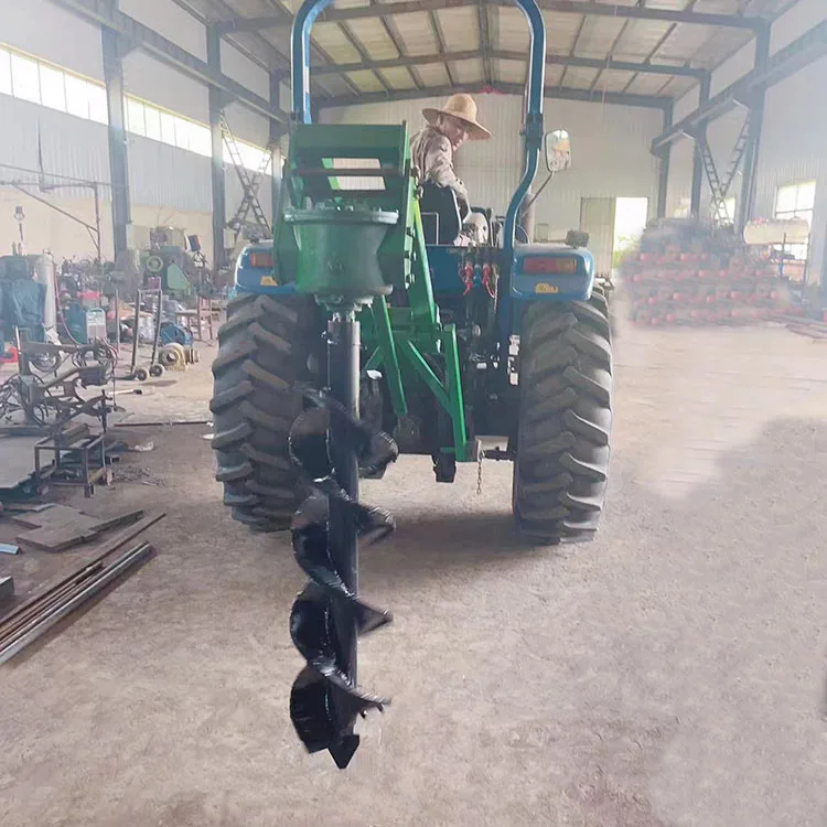 Agricultural tractor traction tree planting hole digging machine tree pit machine manufacturer