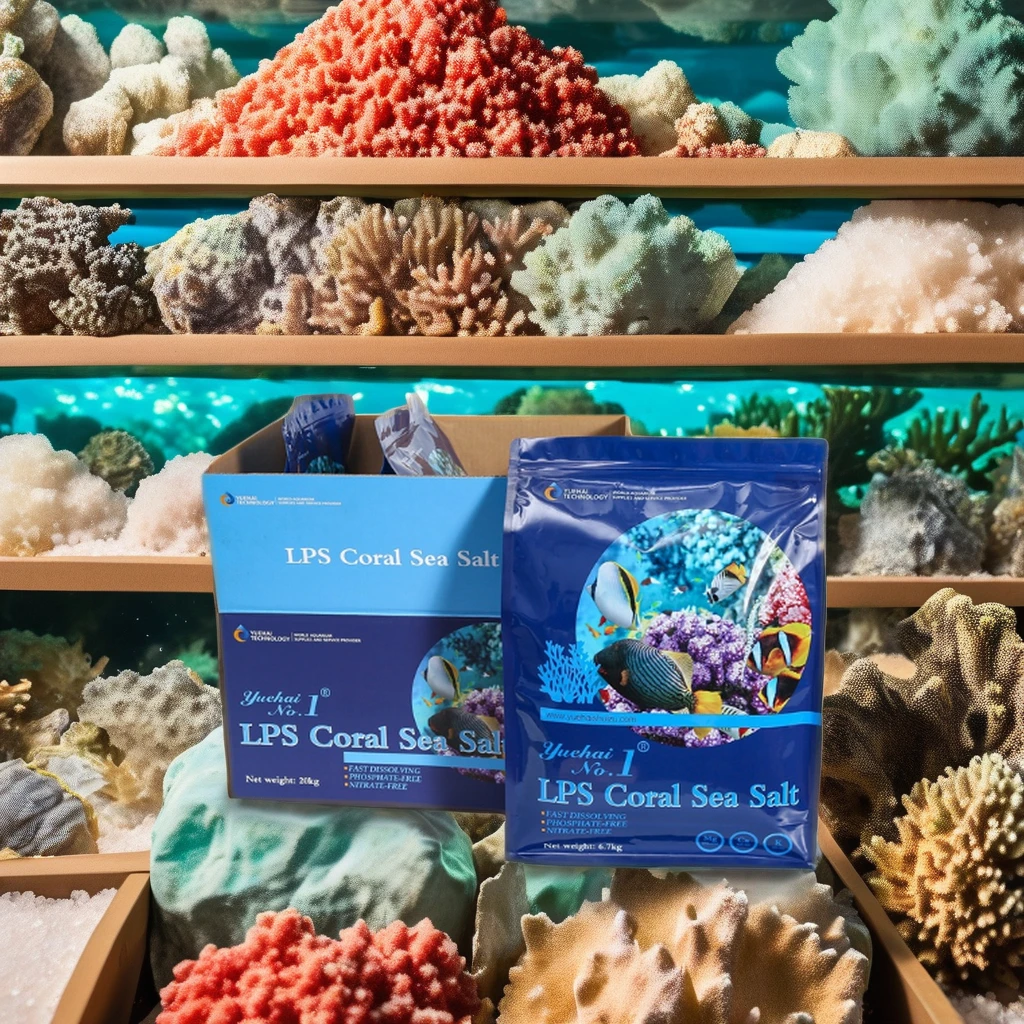 Original TropicMarin High-Calcium Coral LPS Salt Square Plastic Aquarium Ornamental Fish Sea Salt in Box Packaging for Water Use